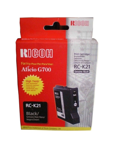 Ricoh RC-K21 (402280) Siyah Orjinal Kartuş Yüksek Kapasite - G700 - 1