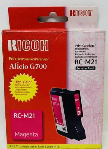 Ricoh RC-M21 (402278) Kırmızı Orjinal Kartuş Yüksek Kapasite - G700 - 1