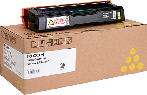 Ricoh SP-C220E Sarı Toner SPC 221-222-240 (406147) (T11384) - 1