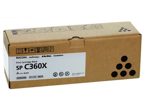 Ricoh SP C361X Black Original Toner (408250) - 1