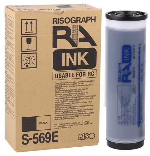 Risograph S-569E Black Ink - RC 4500 / RC 5600 - 1