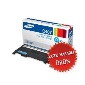 Samsung CLT-C407S/SEE Mavi Orjinal Toner - CLP-320 / CLP-325 (C) (T7923) - 1