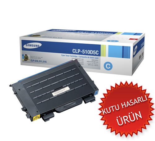 Samsung CLP-510D5C/SEE Mavi Orjinal Toner - CLP-510 (C) (T11502) - 1