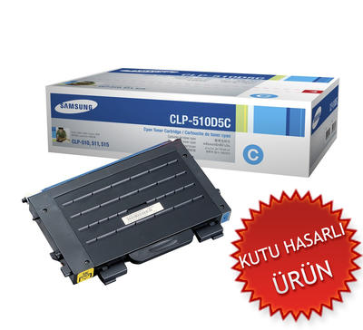 Samsung CLP-510D5C/SEE Cyan Original Toner - CLP-510 (Damaged Box) 