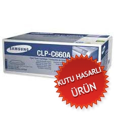 Samsung CLP-C660A Cyan Original Toner - CLP-610 / CLP-660 (Damaged Box) 