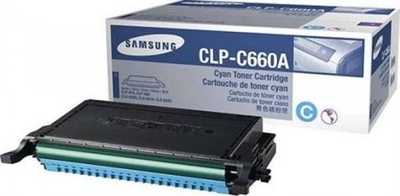 SAMSUNG - Samsung CLP-C660A/SAU Cyan Original Toner - CLP-610 / CLP-660