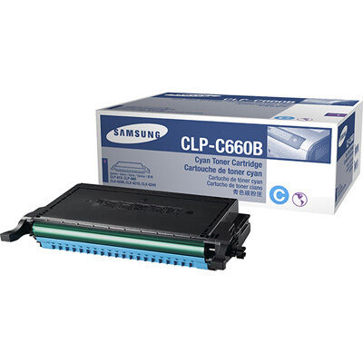 Samsung CLP-C660B Cyan Original Toner - CLP-610/CLP-660 - 2