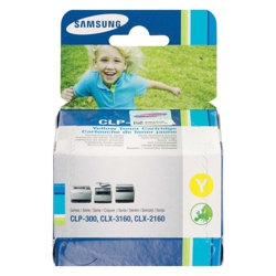 Samsung CLP-Y300A (CLP-300) Yellow Original Toner - CLX-2160 / CLX-3160 - 1