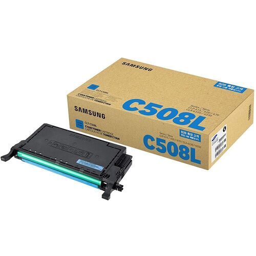 Samsung CLT-C508L /SEE Cyan Original Toner - CLP-620 / CLP-670 - 2