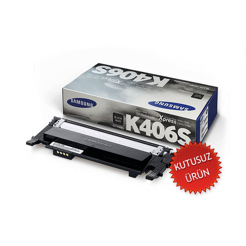 Samsung CLT-K406S Black Original Toner - CLP-365 / CLX-3305 (Without Box) - 1