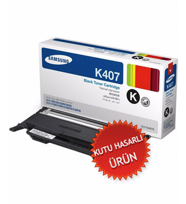 Samsung CLT-K407S/SEE Black Original Toner - CLP-320 / CLP-325 (Damaged Box) 