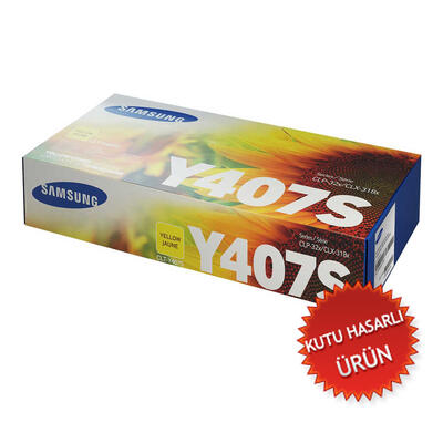 Samsung CLT-Y407S/SEE Yellow Original Toner - CLP-320 / CLP-325 (Damaged Box) 