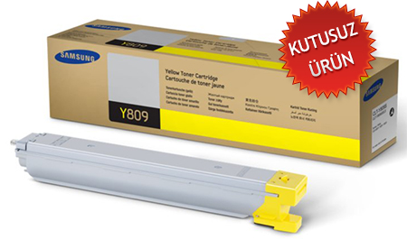 Samsung CLT-Y809S Yellow Original Toner - CLX-9201 / CLX-9251 (Without Box) - 1