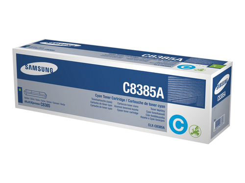 Samsung CLX-C8385A Cyan Original Toner Cartridge - C8385n / C8385nd