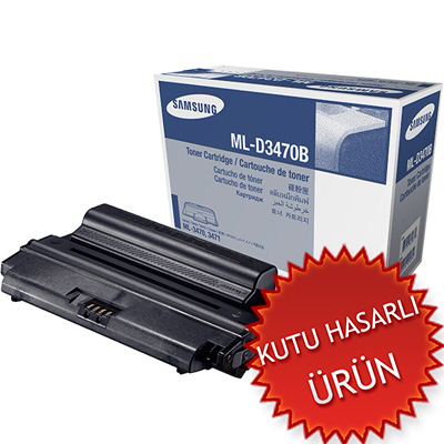 SAMSUNG - Samsung ML-D3470B Black Original Toner - ML-3470 / ML-3471 (Damaged Box)