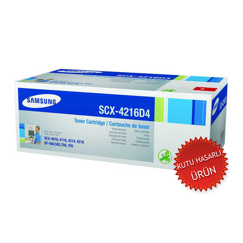 Samsung SCX-4216D4/K0Y Black Original Toner - SCX-4016 / SCX-4116 (Damaged Box) - 1