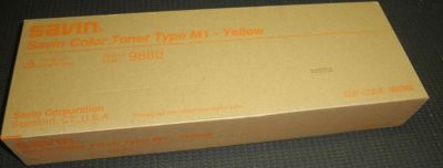 Savin 885306 (9880) Type M1 Yellow Original Toner - C2408 / C2532 - 1