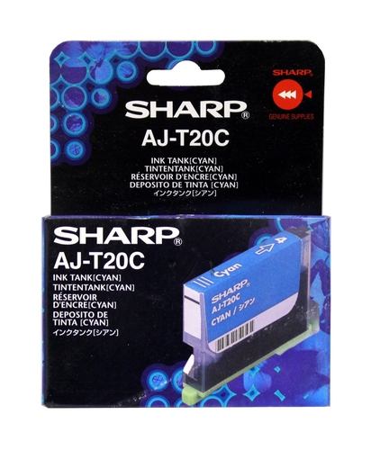 Sharp AJ-T20C Cyan Original Cartridge - AJ-1100 / AJ-1800