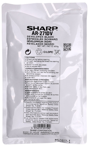 Sharp AR-271DV Original Developer - AR215 / AR235