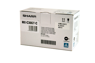 Sharp MX-C30GT-C Cyan Original Toner - MX-C250 / MX-C300 - 1