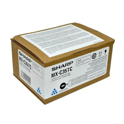 SHARP - Sharp MX-C35TC Cyan Original Toner - MX-C357F