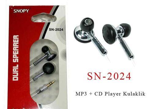 Snopy SN-2024 MP3+CD Oynatıcı Kulaklık (T16349) - 1