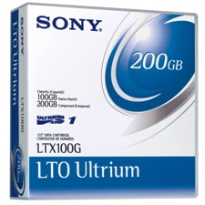 Sony LTO-1 Ultrium Data Cartridge 100 GB / 200 GB 609m, 12,65mm 