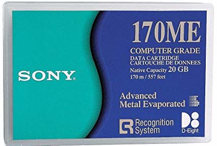 Sony QGD170ME Mammoth 1 Data Cartridge AME 8mm, 170m, 20 Gb/40 Gb - 1