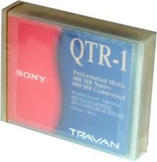 Sony QTR-1 Travan 400/800 MB Data Cartridge 