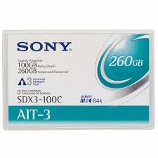 Sony SDX3-100C AIT3 100Gb/260Gb 230m, 8mm Data Cartridge - 1