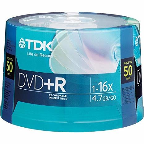 Tdk DVD-R 4.7GB 16X 50'li Paket Cakebox (T9640) - 1