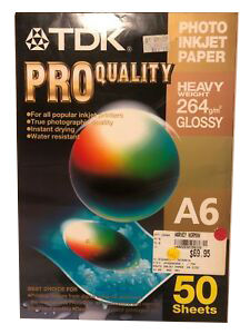 Tdk Glossy Photo Paper 105x148mm 264 g/m2 - 1