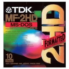 Tdk MF2HD 3.5 HD 1,44 MB FLOPPY DISK - Biçimlendirilmiş Disket 10LU Paket (T1931) - 1