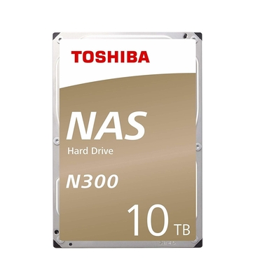 TOSHIBA - Toshiba N300 HDWG11AUZSVA SATA 3.0 7200 RPM 3.5 10 TB Hard Disk