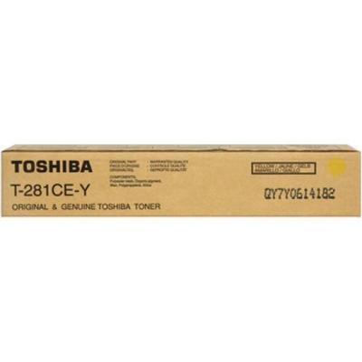 Toshiba T-281CE-Y Yellow Original Toner E-Studio 281c, 351c, 451c 