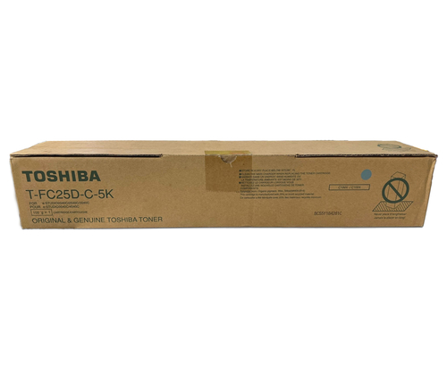 Toshiba T-FC25D-C-5K Cyan Original Toner - E-Studio 2040C / 2540C