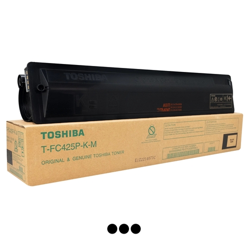 Toshiba T-FC425P-K-M Black Original Toner - E-Studio 2020 AC - 1