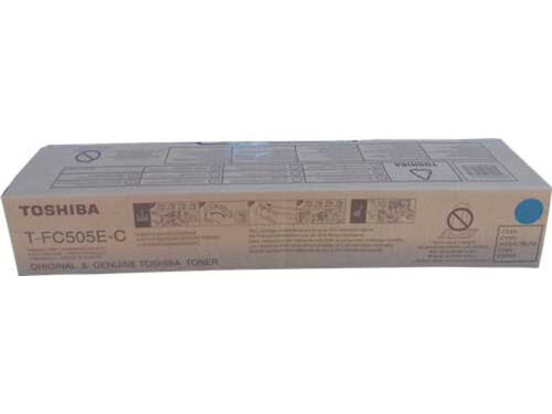 Toshiba T-FC505E-C Cyan Original Toner - E-Studio 4505AC / 2505AC - 1