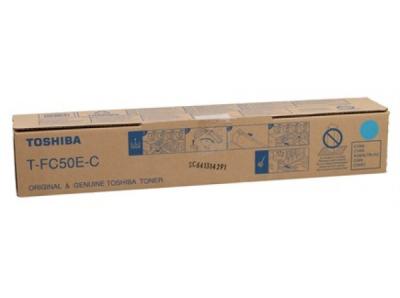 Toshiba T-FC50E-C Cyan Original Photocopy Toner - E-Studio 2555c / 3055c 