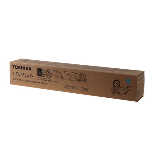 Toshiba T-FC556EC Cyan Original Toner - E-Studio 5506 / 6506 - 1