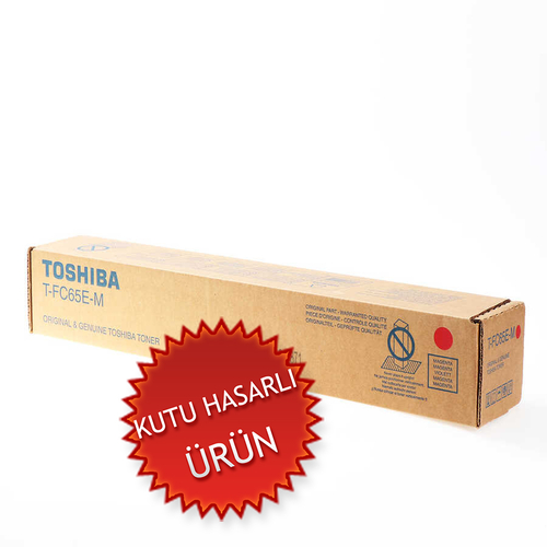 Toshiba T-FC65EM Kırmızı Orjinal Toner - E-Studio 5540C / 6540C (C) - 1