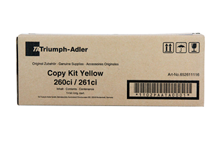 Triumph Adler 652611116 Sarı Orjinal Toner - 260ci / 261ci (T11993) - 1