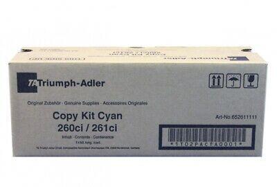 Triumph Adler 652611111 Cyan Original Toner - 260ci / 261ci 