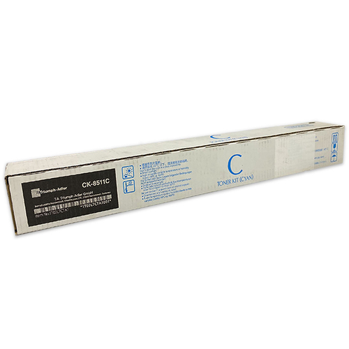 Triumph Adler CK-8511C (1T02L7CTA1) Cyan Original Toner - 2506ci / 2507ci