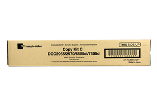 Triumph Adler DCC-2965, DCC-2970 Cyan Original Toner / Utax 6505 Ci, Utax CDC 1965 (656510111) 