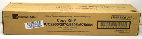 Triumph Adler DCC-2965, DCC-2970 Yellow Original Toner / Utax 6505 Ci, Utax CDC 1965 (656510116)