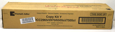 Triumph Adler DCC-2965, DCC-2970 Yellow Original Toner / Utax 6505 Ci, Utax CDC 1965 (656510116) 