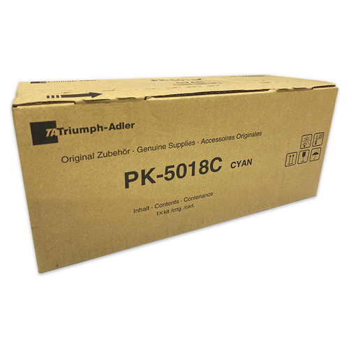 Triumph Adler PK-5018C (1T02TWCTA0) Cyan Original Toner - P-C3562i / P-C3566i