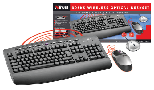 Trust 305KS Wireless Keyboard Mouse Set - 1