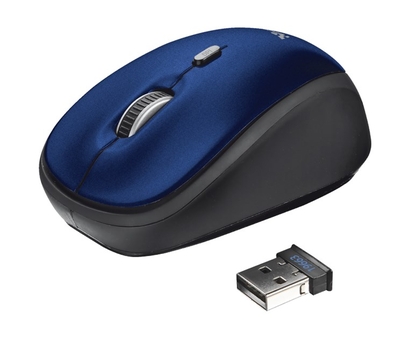 Trust Yvi Wireless Blue Mini Mouse (TRU19663) - Thumbnail